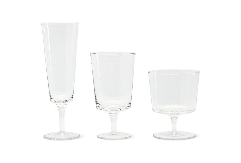 Bicchiere acqua trasparente