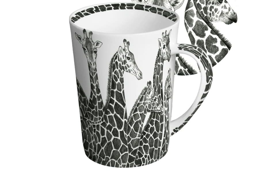 Mug con coperchio Giraffe