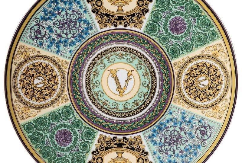 Piatto presentazione cm. 33 Barocco Mosaique